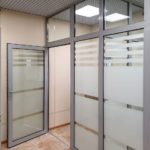 Алюминиевый противопожарный витраж Alutech / серия FRM7298